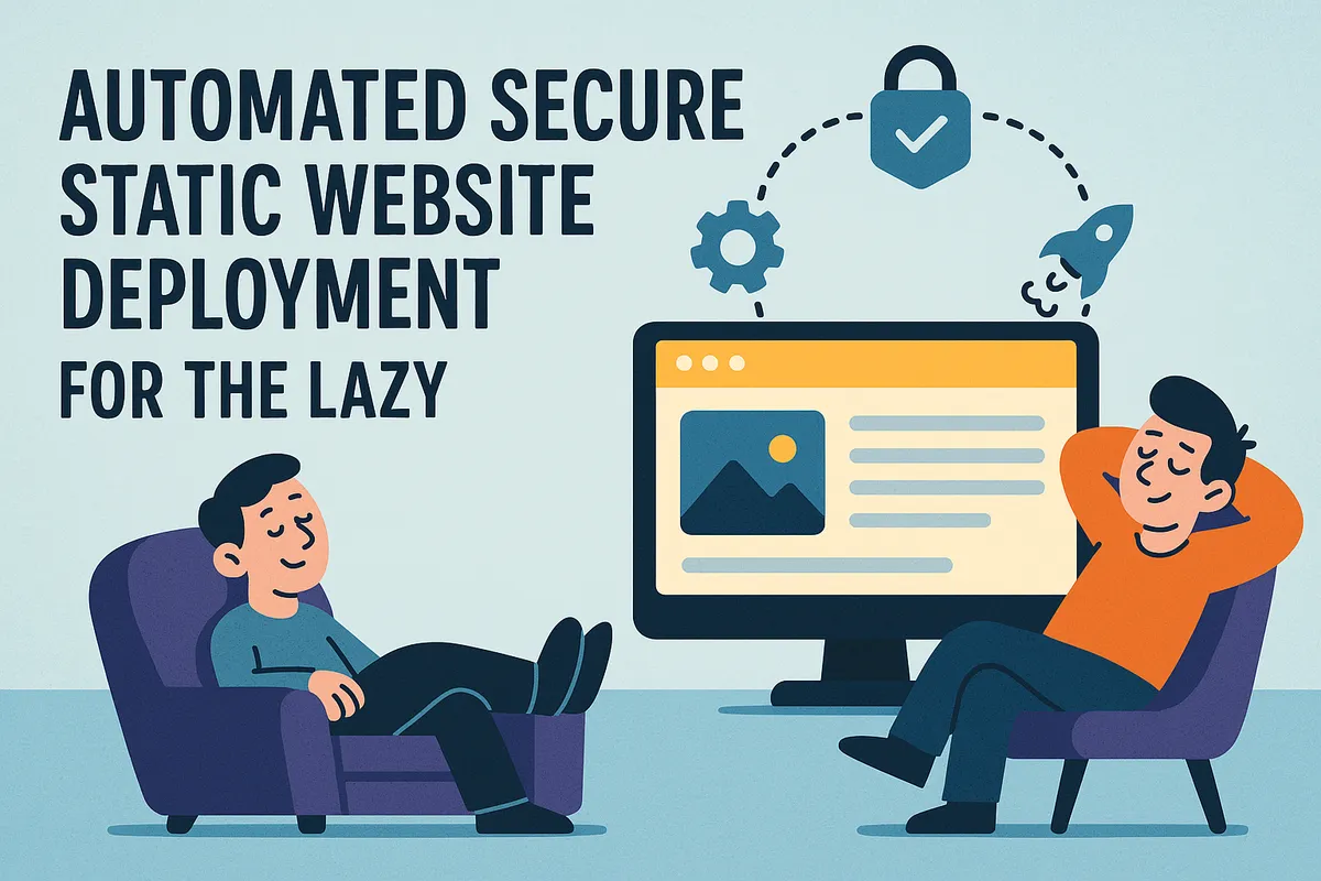 Déploiement automatisé sécurisé de sites web statiques pour les paresseux